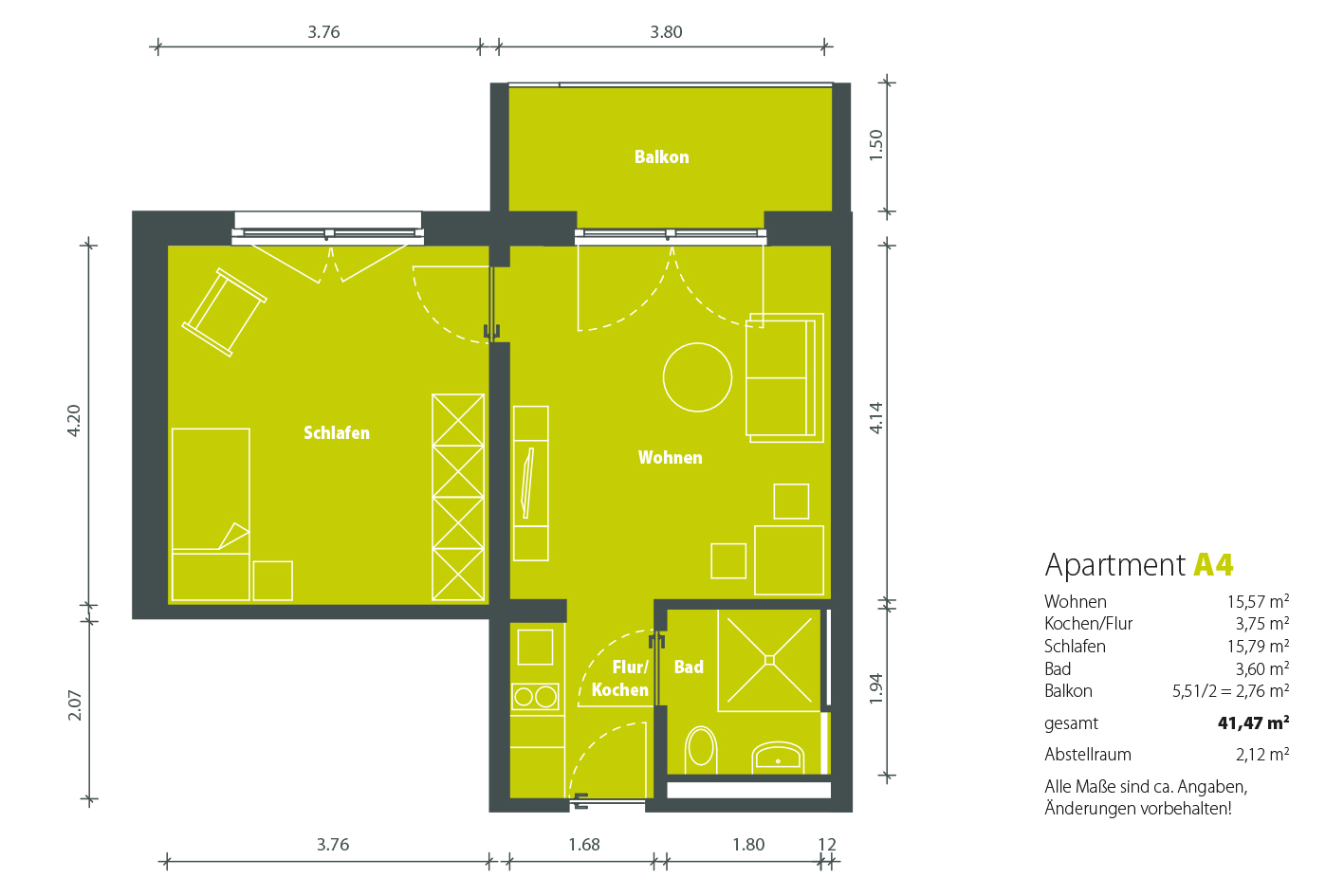 WohnPLUS-Apartments - Weidencarre Gera